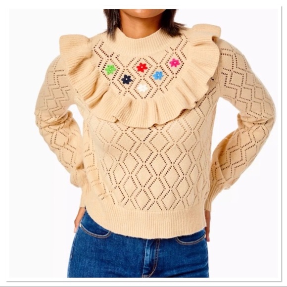 NWT NEW Lilly Pulitzer Open Back Knit Sweater